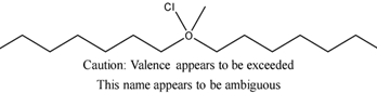 Chemical structure of Chloro methyl octylether | 24566-90-3