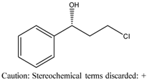 chemical structure of (R)-(+)-3-Chloro-1-phenyl-1-propano l 100306-33-0