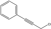 chemical structure of 3-Chloro-1-phenyl-1-propyne | 3355-31-5