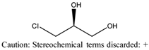 chemical structure of (S)-(+)-3-Chloro-1,2-Propanediol | 60827-45-4