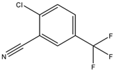 chemical structure of 2-Chloro-5(trifluoromethyl)benzonitrile | 328-87-0