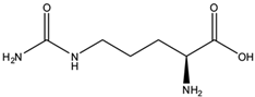 Chemical structure of L-Citrulline | 372-75-8