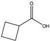 Chemical structure of Cyclobutanecarboxylic Acid | 3721-95-7