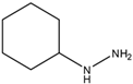 Chemical structure of Cyclohexylhydrazine | 24214-73-1
