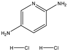 Chemical structure of 2,5-Diaminopyridine dihydrochloride | 26878-35-3