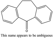 Chemical structure of Dibenzosuberone | 1210-35-1
