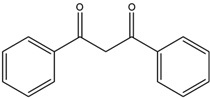 Chemical structure of Dibenzoylmethane | 120-46-7