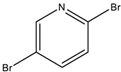 Chemical structure of 2,5-Dibromopyridine| 624-28-2