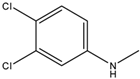 Chemical structure of 3,4-Dichloro-N-methylaniline | 40750-59-2