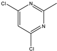 Chemical structure of 4,6-Dichloro-2-methylpyrimidine | 1780-26-3