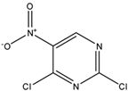 Chemical structure of 2,4-Dichloro-5-nitropyrimidine | 49845-33-2