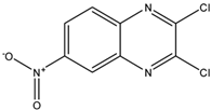 Chemical structure of 2,3-Dichloro-6-nitroquinoxaline | 2379-60-4