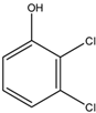 Chemical structure of 2,3-Dichlorophenol | 576-24-9
