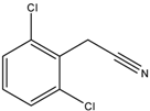 Chemical structure of (2,6-Dichlorophenyl)acetonitrile | 3215-64-3