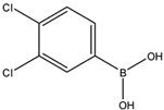 Chemical structure of 3,4-Dichlorophenylboronic acid | 151169-75-4