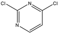 Chemical structure of 2,4-Dichloropyrimidine | 3934-20-1