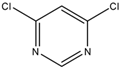 Chemical structure of 4,6-Dichloropyrimidine | 1193-21-1