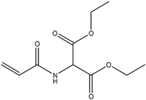 Chemical structure of Diethyl Aceamidomalonate | 1068-90-2