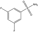 Chemical structure of 3,5-Difluorobenzenesulfonamide | 140480-89-3
