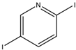 Chemical structure of 2,5-Diiodopyridine | 116195-81-4