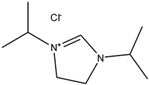 Chemical structure of 1,3-Diisopropylimidazolinium chloride | 139143-09-2