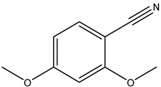 Chemical structure of 2,4-Dimethoxybenzonitrile | 4107-65-7