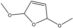 Chemical structure of 2,5-Dimethoxy-2,5-dihydrofuran | 332-77-4