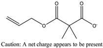 Chemical structure of Dimethyl allyl malonate | 40637-56-7