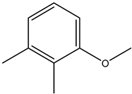 Chemical structure of 2,3-Dimethylanisole | 2944-49-2