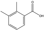 Chemical structure of 2,3-Dimethylbenzoic acid | 603-79-2