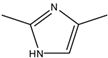 Chemical structure of 2,4-Dimethylimidazole | 930-62-1