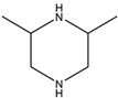 Chemical structure of 2,6-Dimethylpiperazine | 108-49-6