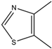 Chemical structure of 4,5-Dimethylthiazole | 3581-91-7