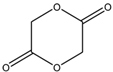 Chemical structure of 1,4-Dioxane-2,5-dione | 502-97-6