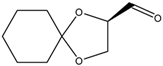 Chemical structure of (R)-1,4-Dioxaspiro(4,5)Decane-2-Carboxaldehyde | 78008-36-3
