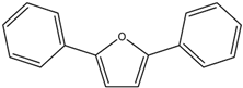 Chemical structure of 2,5-Diphenyl furan | 955-83-9