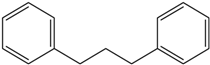 Chemical structure of 1,3-Diphenylpropane | 1081-75-0
