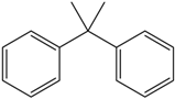 Chemical structure of 2,2-Diphenylpropane | 778-22-3