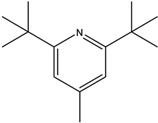 Chemical structure of 2,6-Ditertbutyl-4-methylpyridine | 38222-83-2