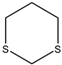Chemical structure of 1,3-Dithiane | 505-23-7