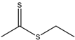 Chemical structure of Ethyl dithioacetate | 870-73-5