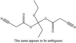 Chemical structure of Ethyl (Ethoxymethylene) Cyanoacetate | 94-05-3