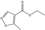 Chemical structure of Ethyl-5-methylisoxzaole-4 carboxylate | 51135-73-0