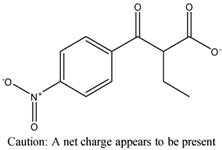 Chemical structure of Ethyl-4-nitrobenzoylacetate | 838-57-3