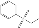 Chemical structure of Ethyl phenyl sulfone | 599-70-2
