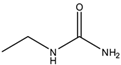 Chemical structure of Ethylurea | 625-52-5 Carbonyl Compounds