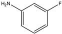 Chemical structure of 3-Fluoroaniline | 372-19-0