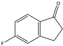 Chemical structure of 5-Fluoro-1-indanone | 700-84-5