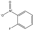 Chemical structure of O-Fluoro Nitrobenzene | 1493-27-2