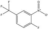 Chemical structure of 4-Fluoro-3-nitrobenzotrifluoride | 367-86-2
